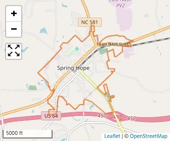 Area schools map